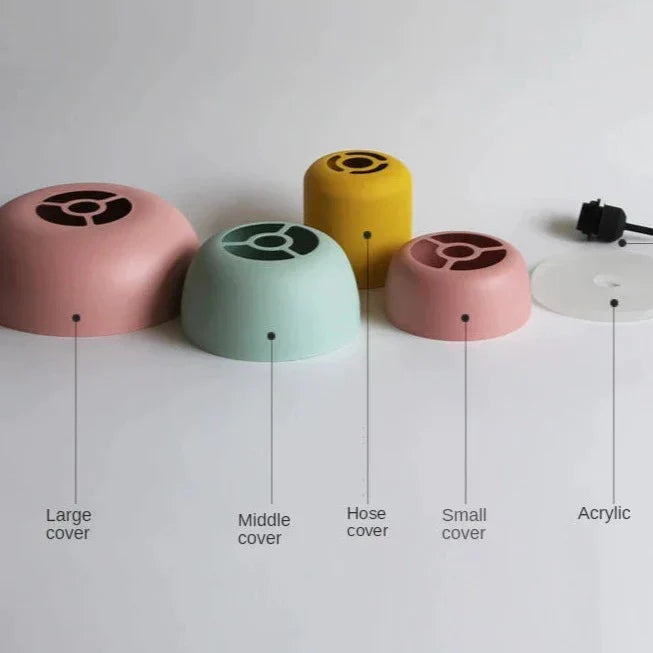 LuminaGlow - Modern Pendant Light in Scandinavian Macaron Style