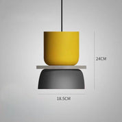 LuminaGlow - Modern Pendant Light in Scandinavian Macaron Style
