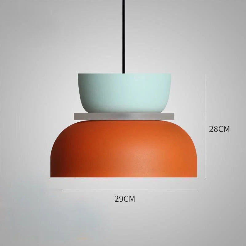 LuminaGlow - Modern Pendant Light in Scandinavian Macaron Style