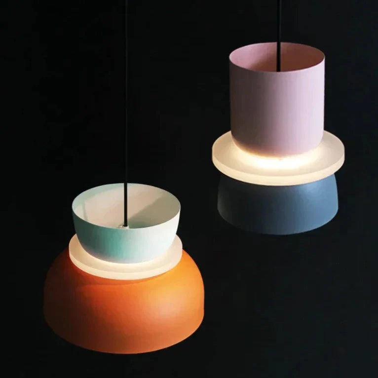 LuminaGlow - Modern Pendant Light in Scandinavian Macaron Style