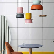 LuminaGlow - Modern Pendant Light in Scandinavian Macaron Style