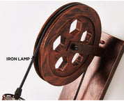 LichtKooi - Geometric Wall Lamp with Iron Lampshade