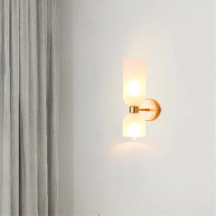 Double Layer Glass Wall Lamp - Elegant Lighting for Your Space