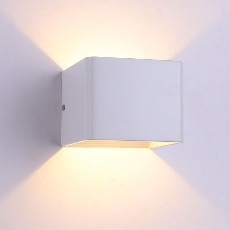 Modern Multicoloured Square LED Mini Wall Lamp