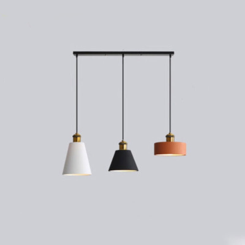 FormaLuxe - Modern Metal and Resin Chandelier
