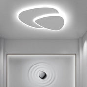 LunarGlow – Modern LED Ceiling Light in White