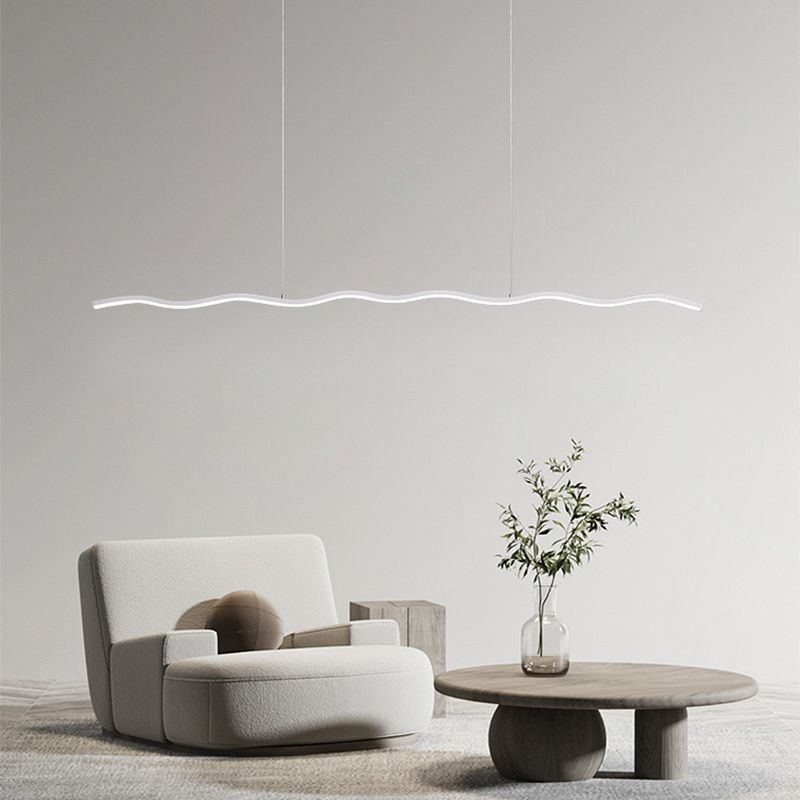 LouiseGlow - Modern LED pendant lamp in black and white