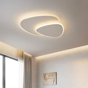 LunarGlow – Modern LED Ceiling Light in White