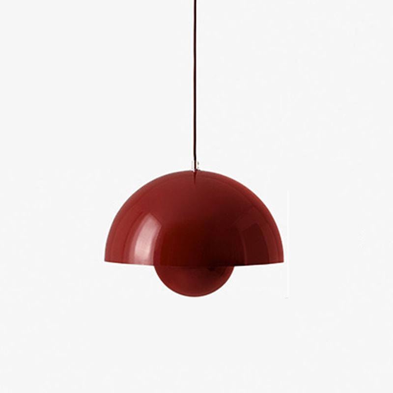 Modern Creative 1-Light Pendant Lamp in Wrought Iron Geometric Design