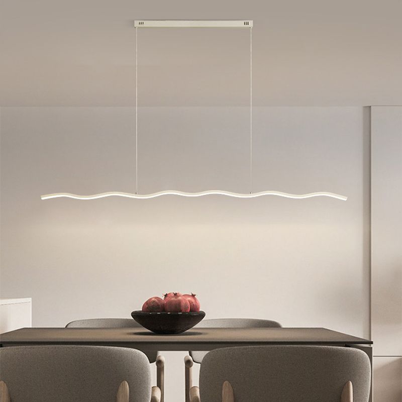 LouiseGlow - Modern LED pendant lamp in black and white