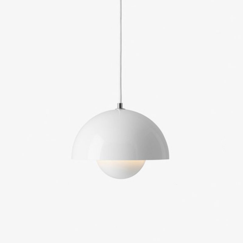 Modern Creative 1-Light Pendant Lamp in Wrought Iron Geometric Design