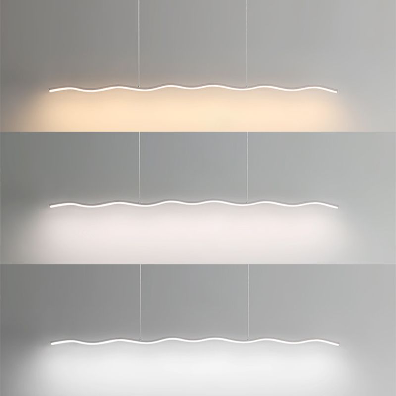 LouiseGlow - Modern LED pendant lamp in black and white