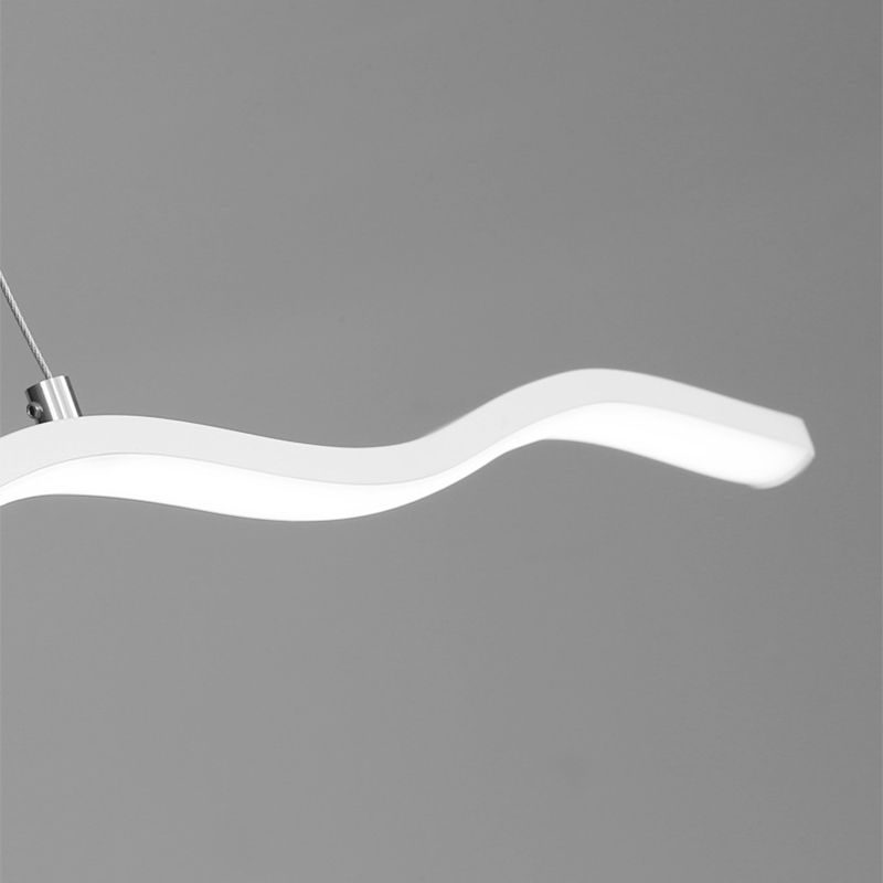 LouiseGlow - Modern LED pendant lamp in black and white
