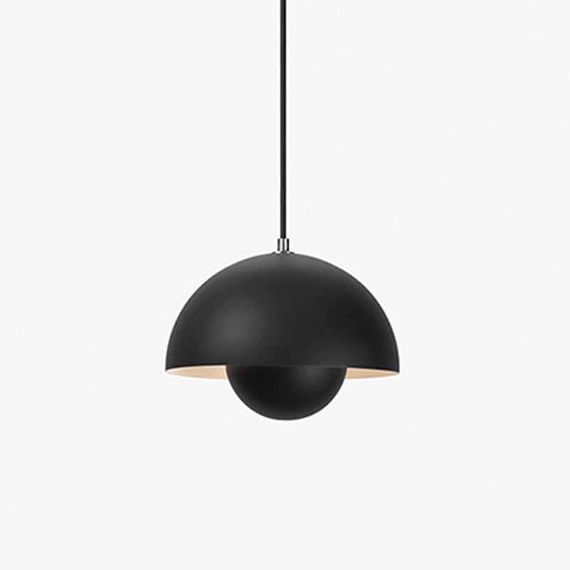Modern Creative 1-Light Pendant Lamp in Wrought Iron Geometric Design