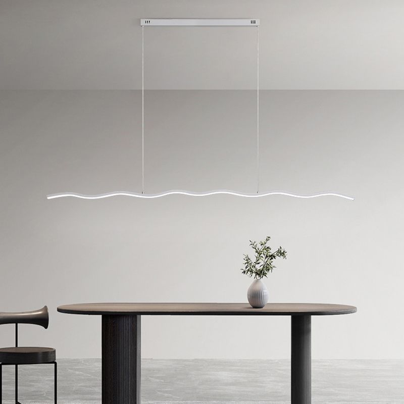 LouiseGlow - Modern LED pendant lamp in black and white