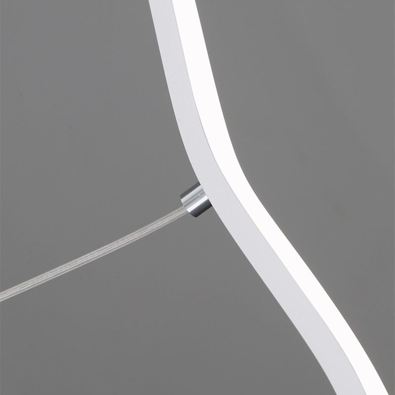 LouiseGlow - Modern LED pendant lamp in black and white