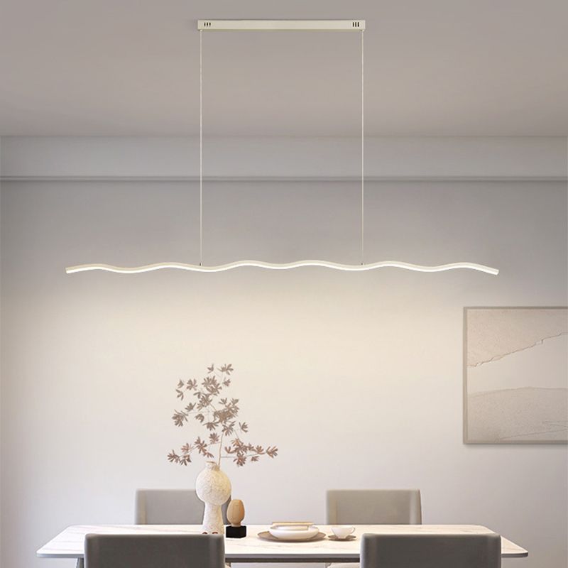 LouiseGlow - Modern LED pendant lamp in black and white
