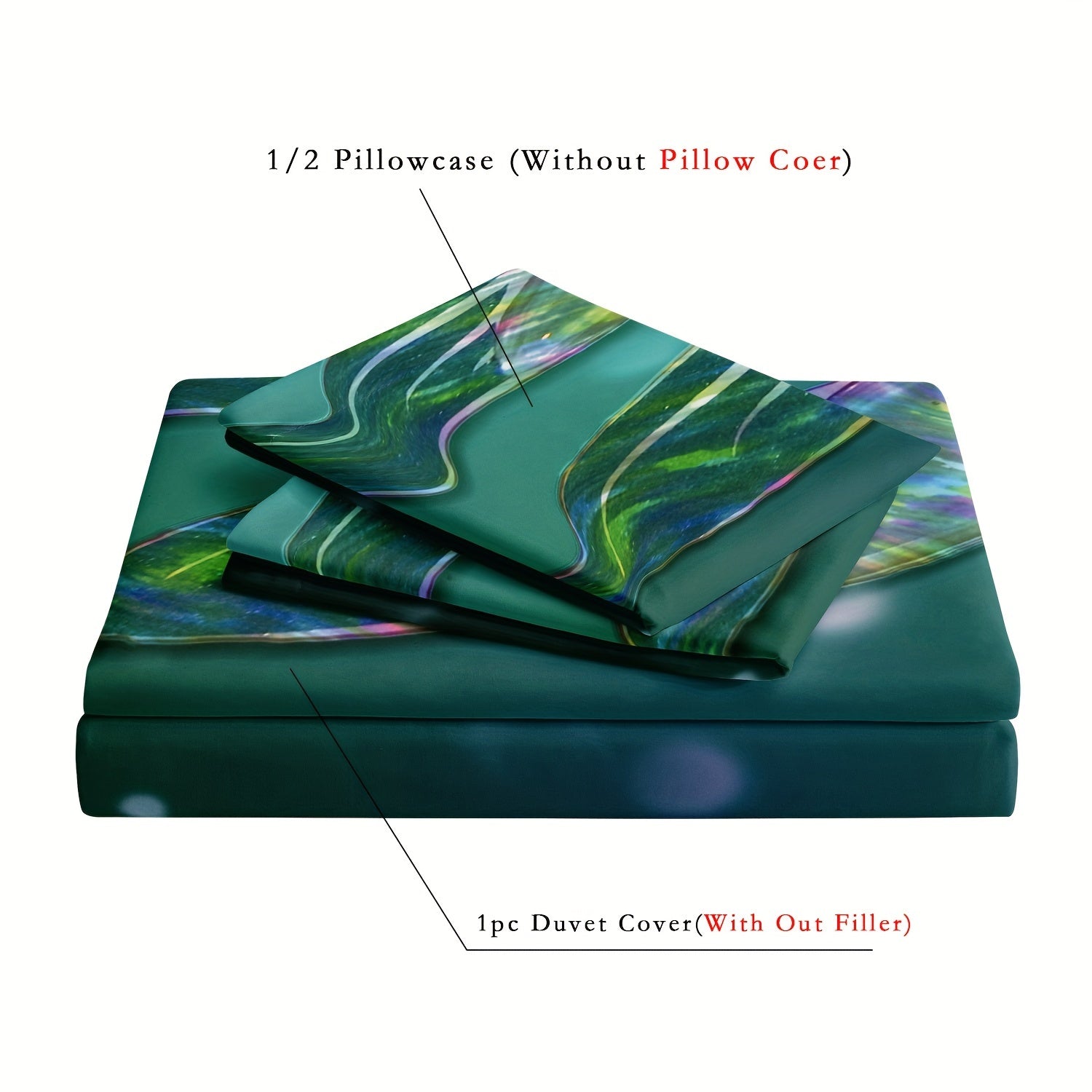 GlowingGarden - Luxe Dragonfly Duvet Cover Bedding Set
