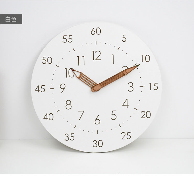 Children's Wall Decor Clock - Silent and Colourful