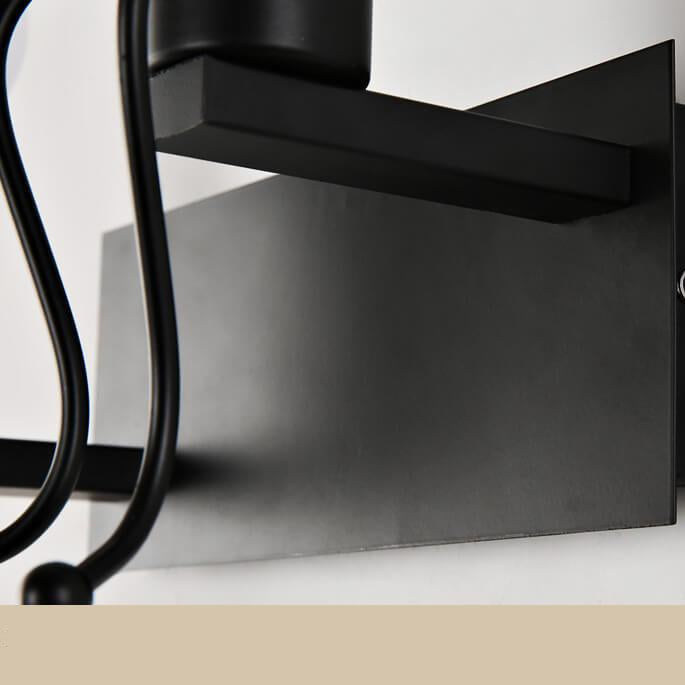 ArtiVillain - Forge Iron Wall Lamp with 1 Light