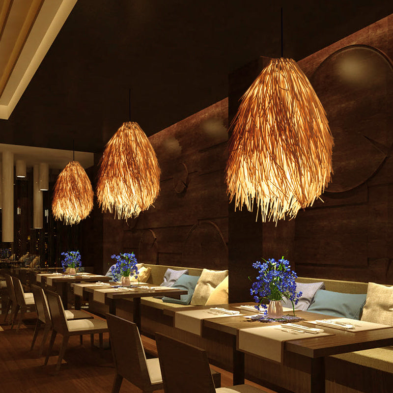 RattanBeam – Asian Rattan Pendant Light