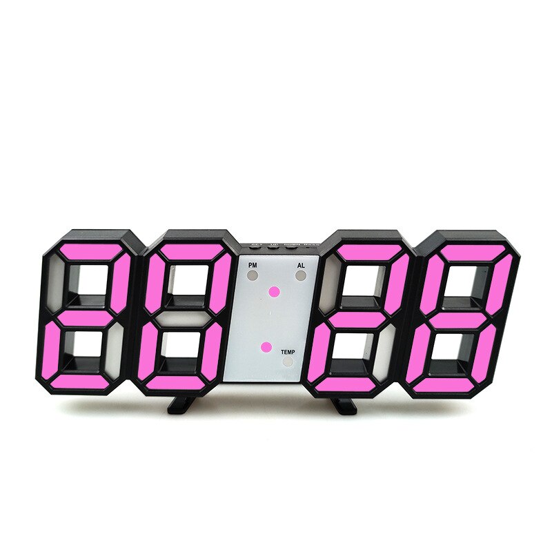 GlowMaster - LED Digital Wall Clock with Modern Features