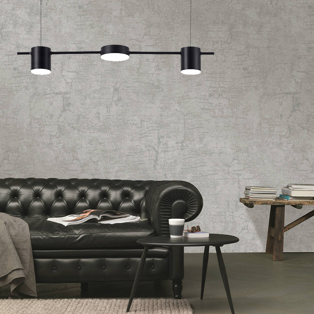 Aluminium Drum Pendant Light - Modern Lighting for a Kitchen Island