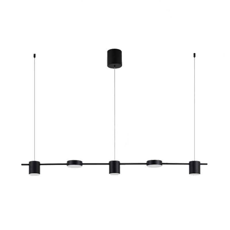 Aluminium Drum Pendant Light - Modern Lighting for a Kitchen Island