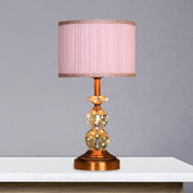 KristalGlow - Table Lamp with Tapered Shape and Faceted Crystal Balls