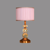 KristalGlow - Table Lamp with Tapered Shape and Faceted Crystal Balls