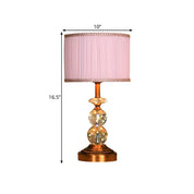 KristalGlow - Table Lamp with Tapered Shape and Faceted Crystal Balls