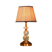 KristalGlow - Table Lamp with Tapered Shape and Faceted Crystal Balls