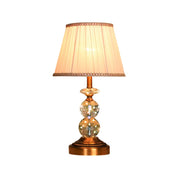 KristalGlow - Table Lamp with Tapered Shape and Faceted Crystal Balls