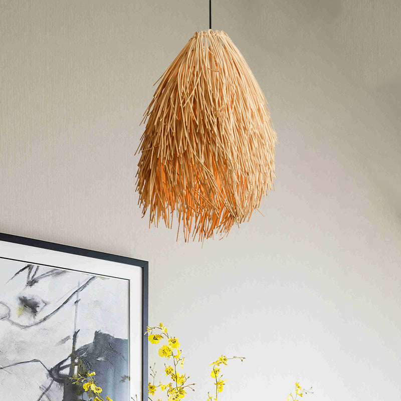 RattanBeam – Asian Rattan Pendant Light