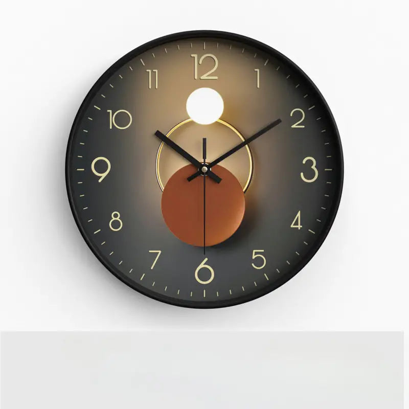LumoTime - Trendy Wall Clock for Living and Bedroom