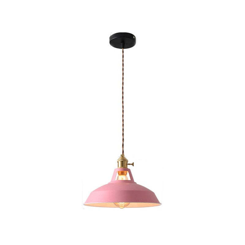 Morandi Modern LED Pendant Light in Metal for Colourful Living