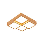 RusticLight – Ceiling Light Made of Natural Wood with Multiple Lights
