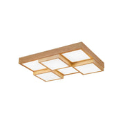 RusticLight – Ceiling Light Made of Natural Wood with Multiple Lights