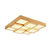 RusticLight – Ceiling Light Made of Natural Wood with Multiple Lights