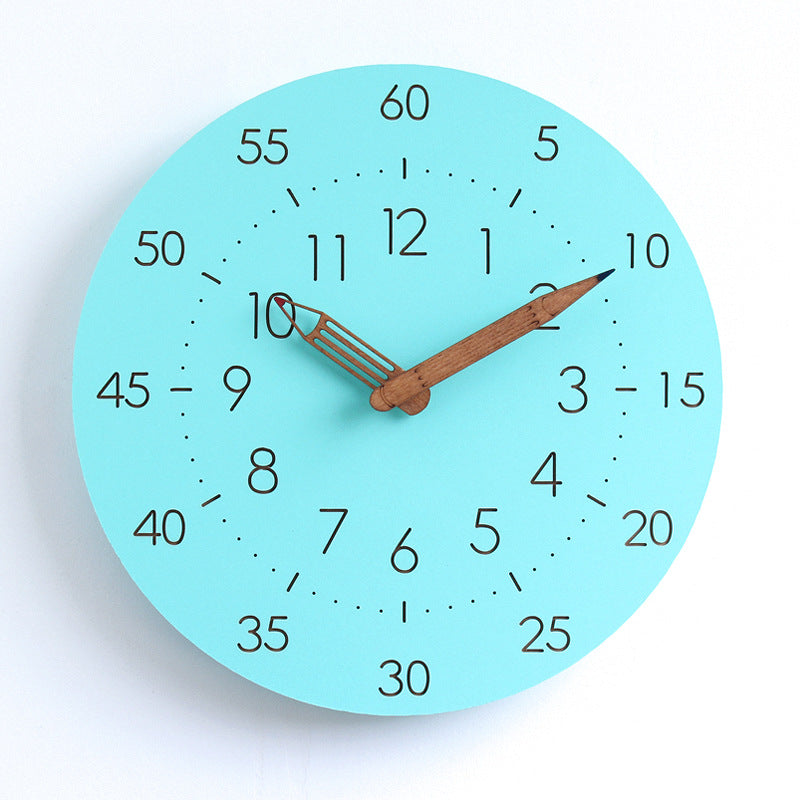 Children's Wall Decor Clock - Silent and Colourful