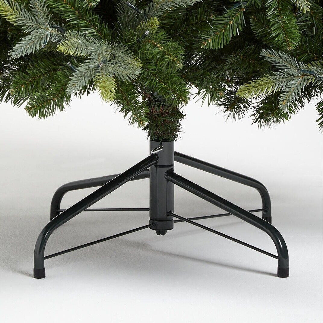 BritTree Classic Christmas Tree|Unlit Green Branches|Metal Leg|One Size|No Power