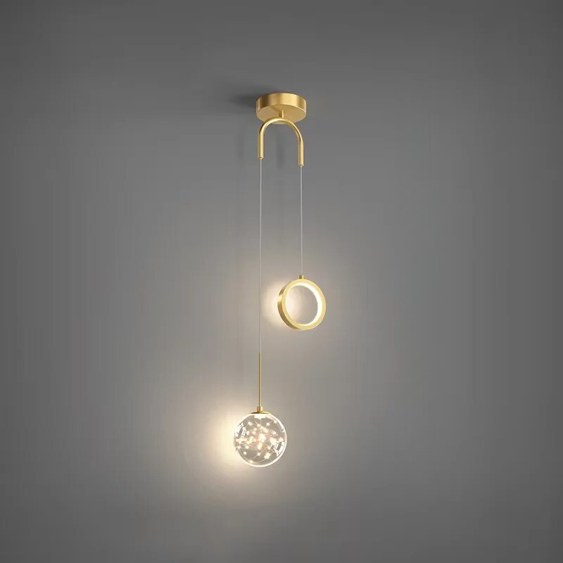 Modern LED Pendant Light – Luxury Lighting for Bedroom and Dining Room