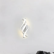 LumiVibe - Contemporary Spiral LED Wall Light with 1 Light