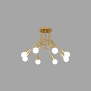 American Vintage Chandelier - Wrought Iron LED Pendant Light