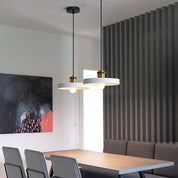 FormaLuxe - Modern Metal and Resin Chandelier
