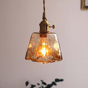 Levy Retro LED Pendant Lights Gold Metal Glass Bedroom Living Room Dining Room