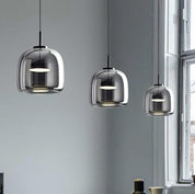 MidnightShine – Black Glass Design Pendant Light