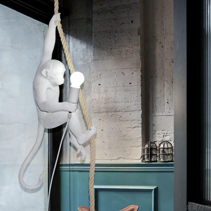 Jouette Ceiling Lamp - Simple Pendant Light with Hemp Rope