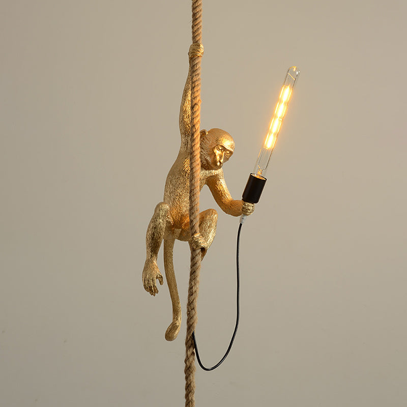 Jouette Ceiling Lamp - Simple Pendant Light with Hemp Rope