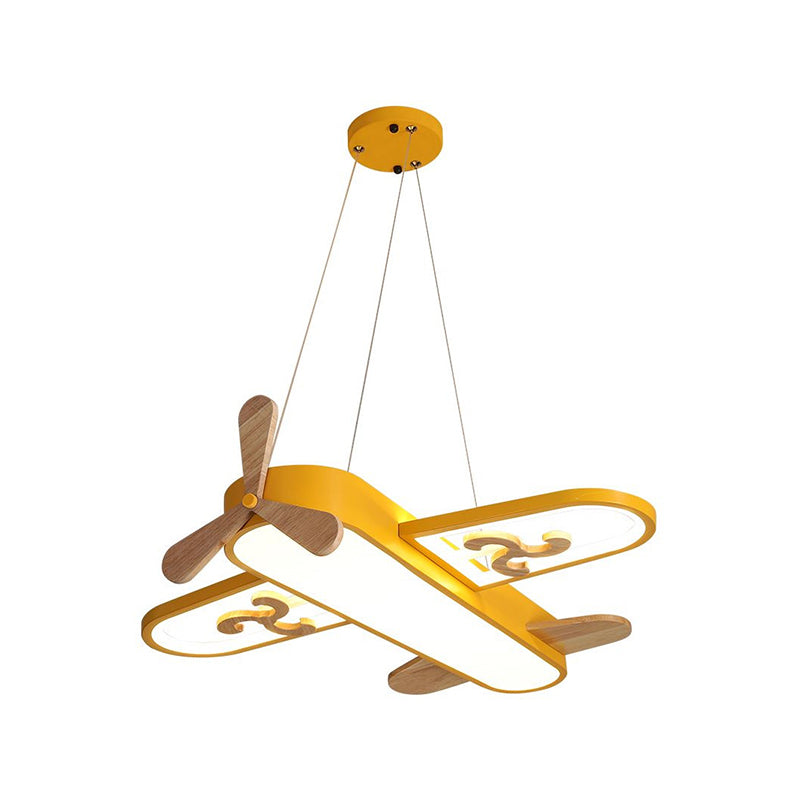 Aeroplane-Shaped LED Pendant Light for the Children's Room